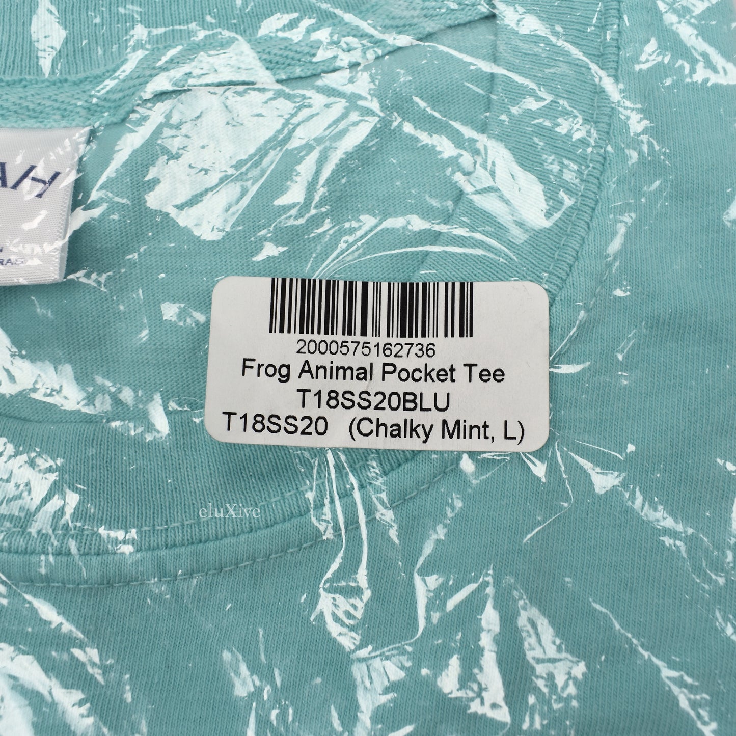 Noah x Frog Skateboards - Animal Logo Pocket T-Shirt (Mint)