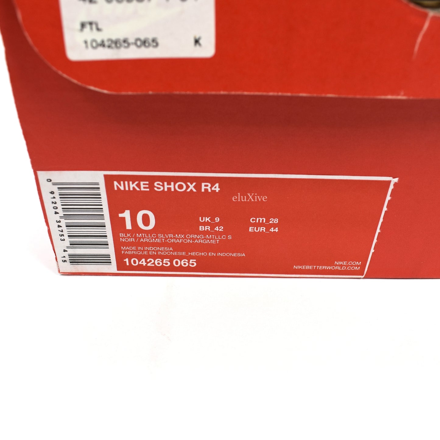 Nike - Shox R4 OG (Black/Silver/Orange)