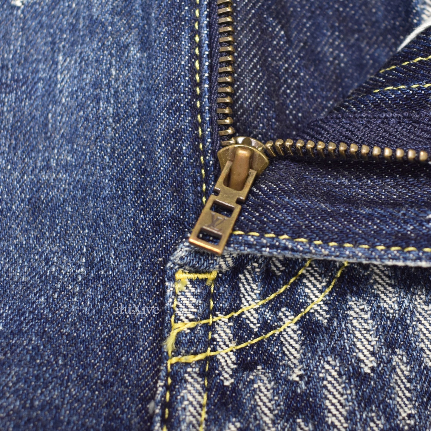 Louis Vuitton x Nigo - Giant Damier Waves Monogram Denim Jeans
