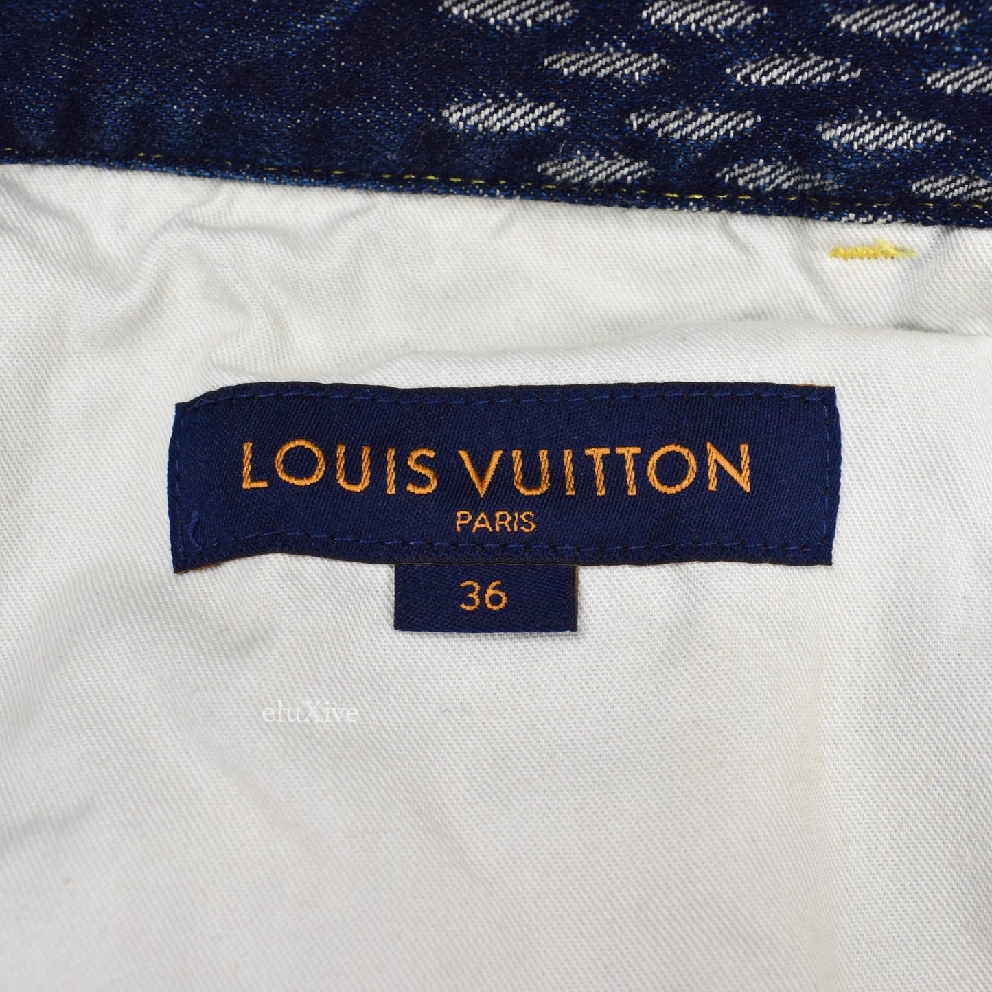 Louis Vuitton x Nigo - Giant Damier Waves Monogram Denim Jeans