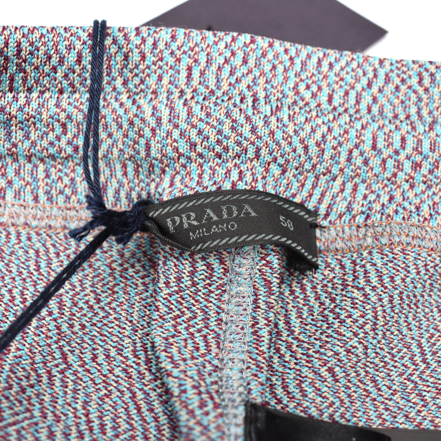 Prada - TV Static Knit Jogger Pants