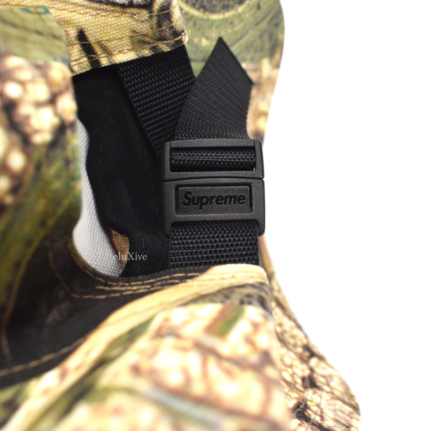 Supreme - Red Box Logo Bling Print Hat