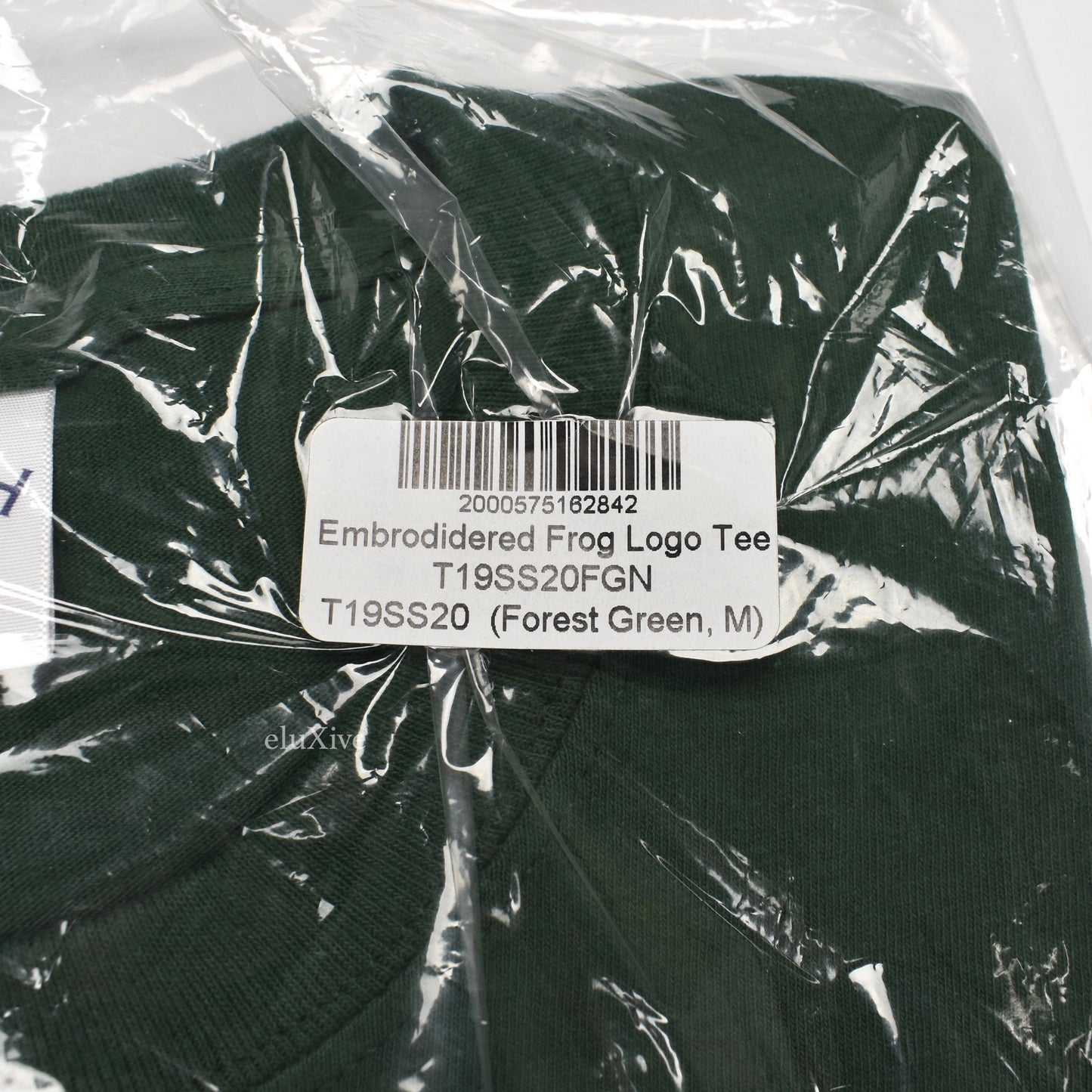 Noah x Frog Skateboards - Logo Embroidered T-Shirt (Dark Green)