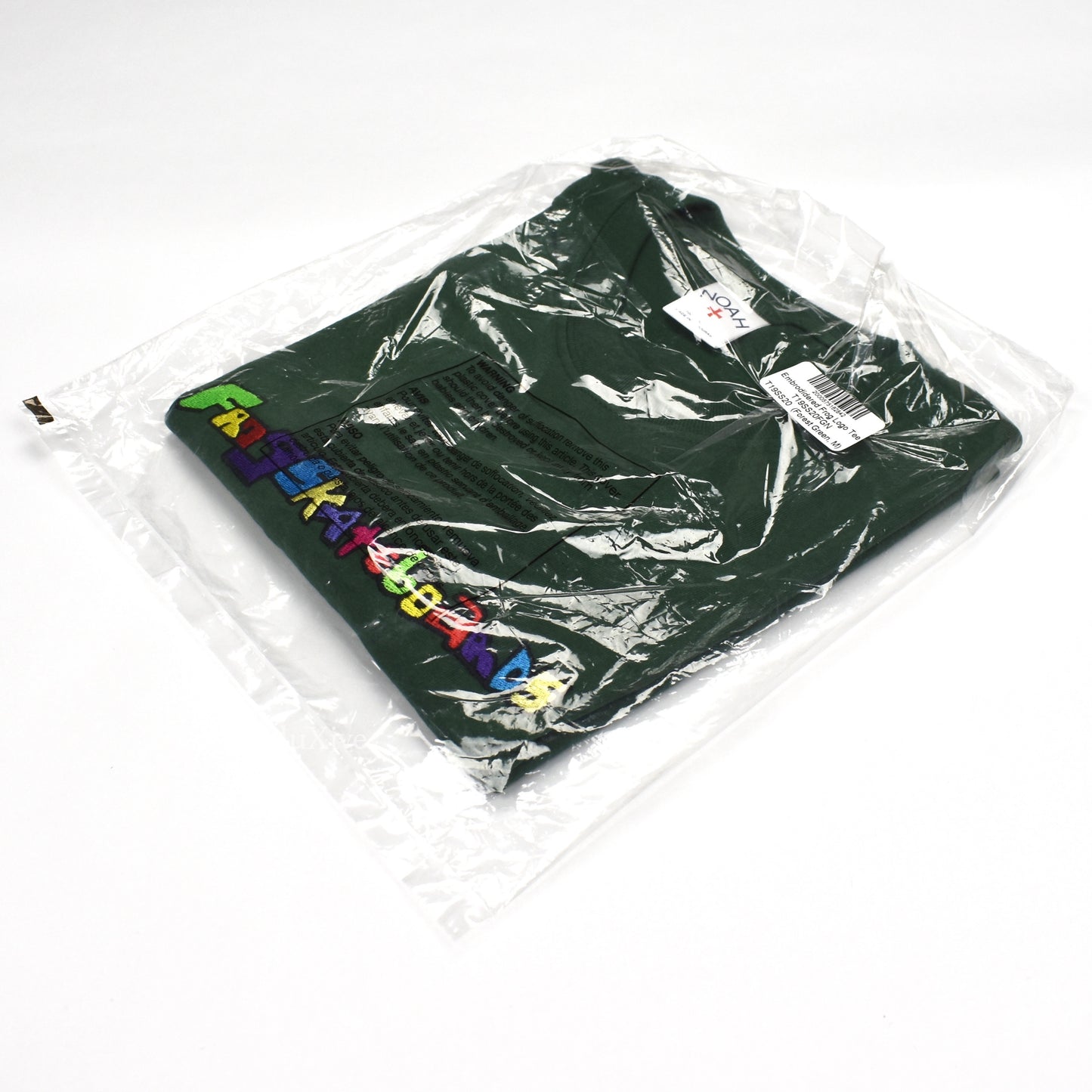 Noah x Frog Skateboards - Logo Embroidered T-Shirt (Dark Green)
