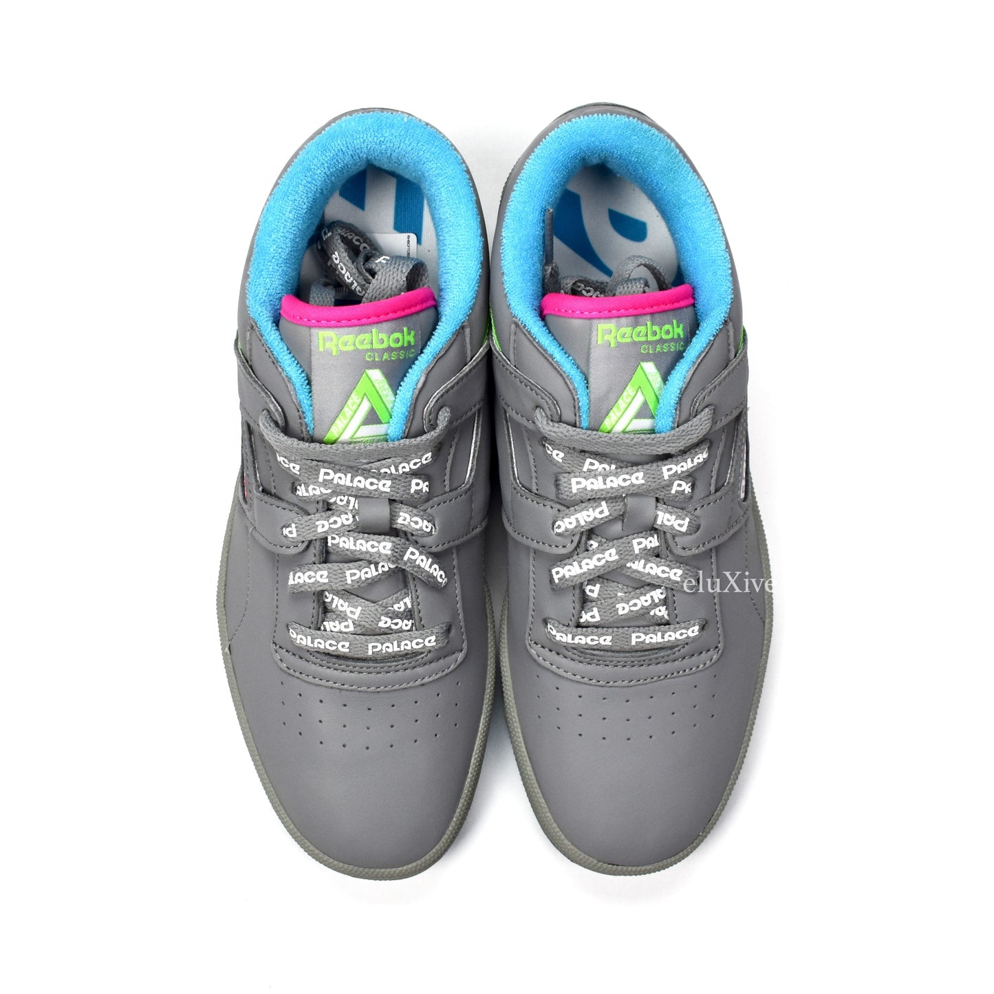 Palace x Reebok - Gray Club Workout Sneakers