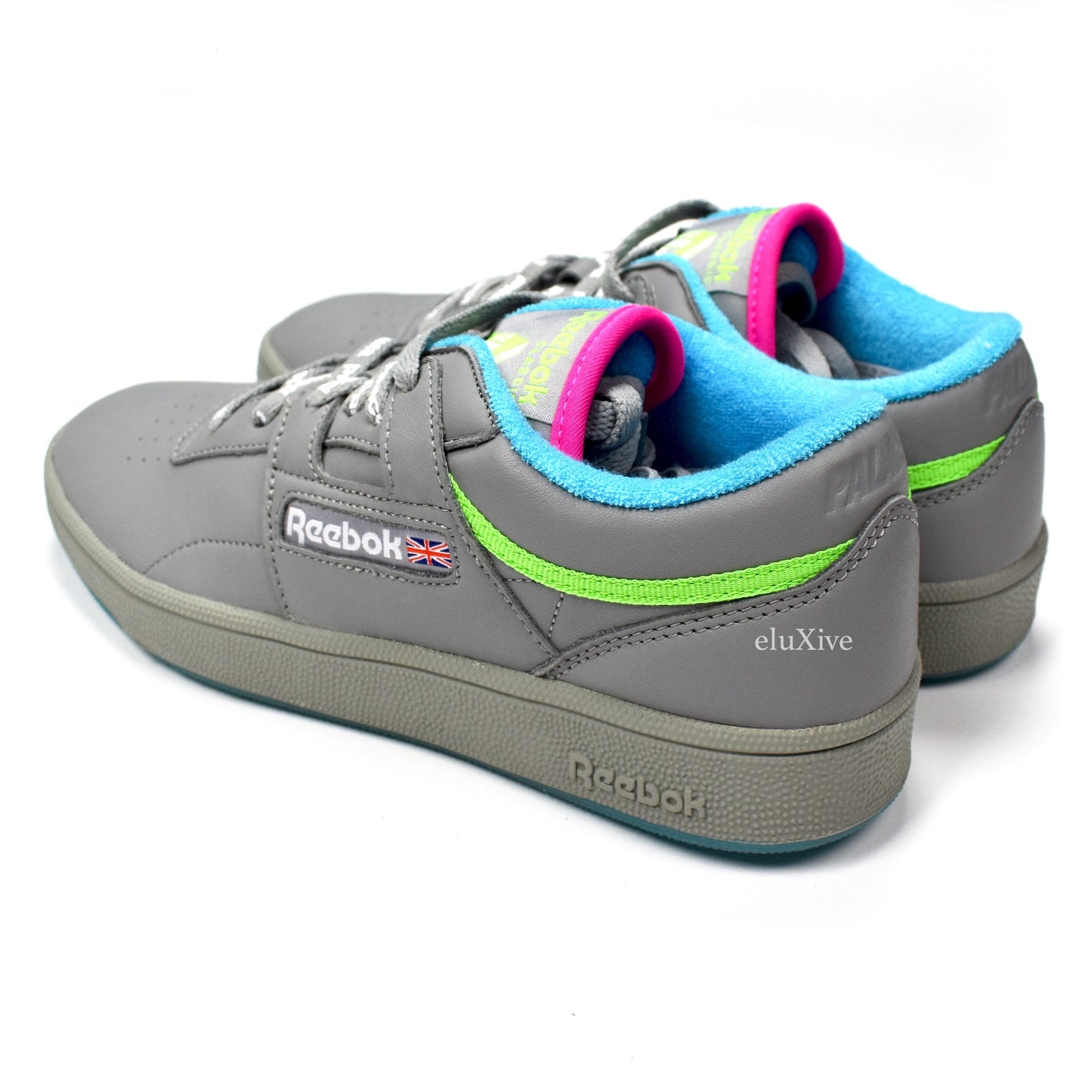 Palace x Reebok - Gray Club Workout Sneakers