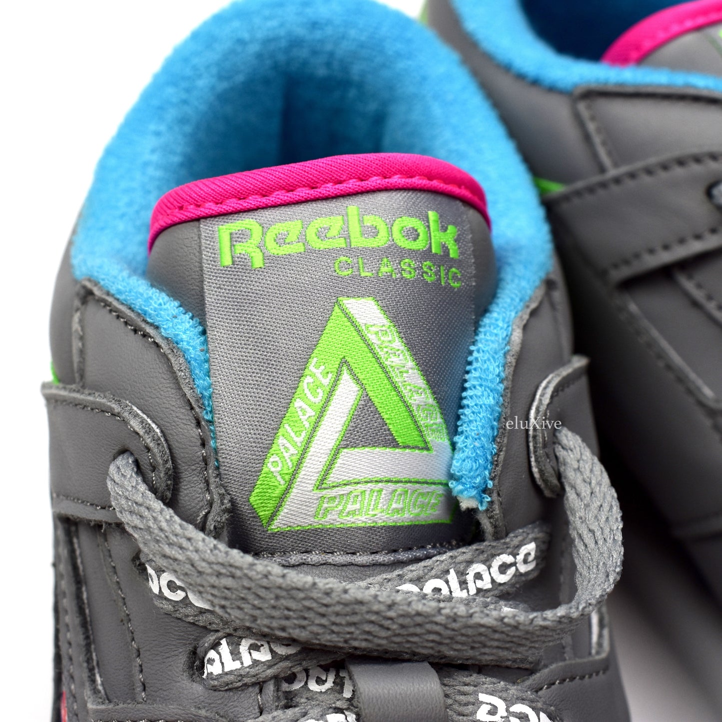 Palace x Reebok - Gray Club Workout Sneakers