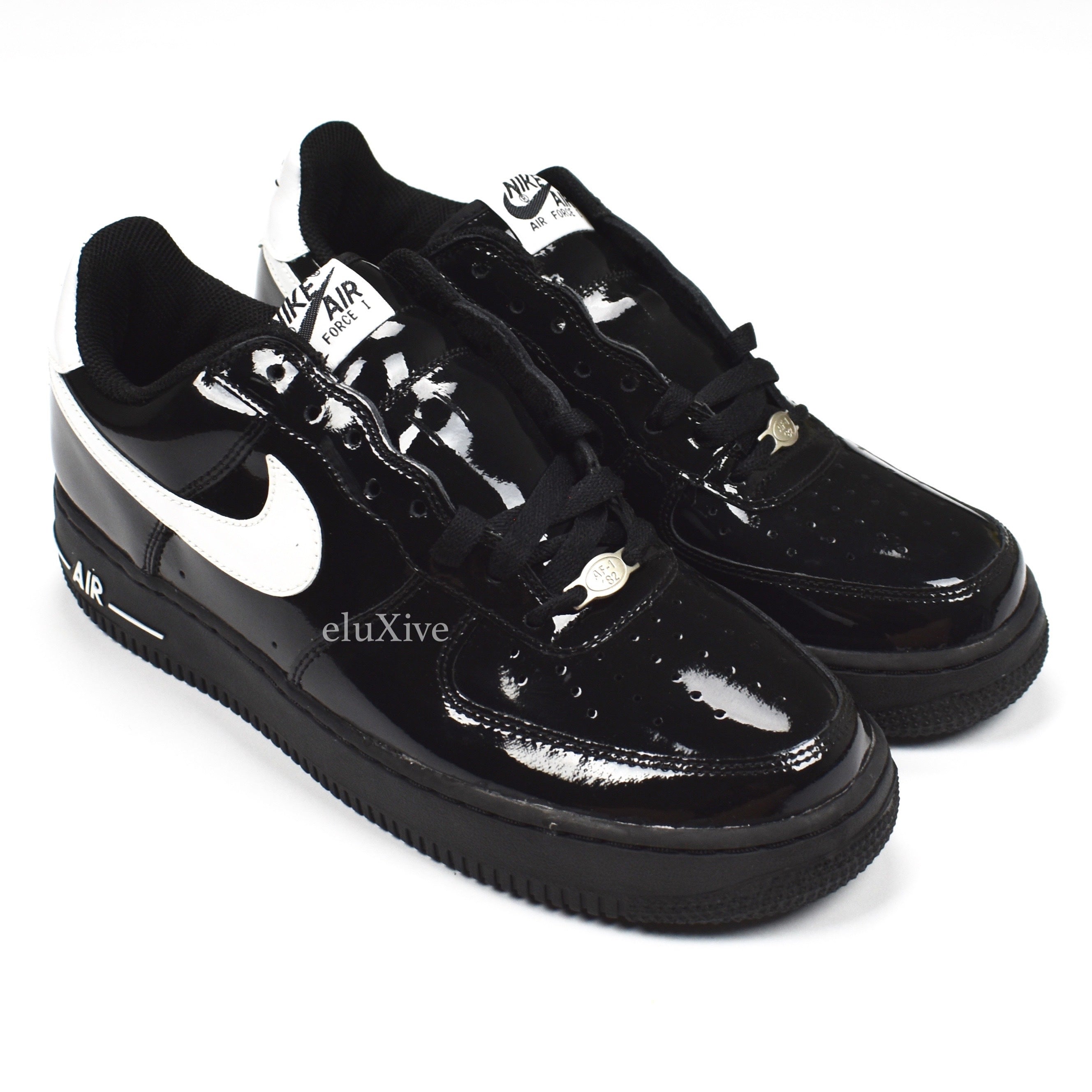 Nike Air Force 1 Low Black White Patent