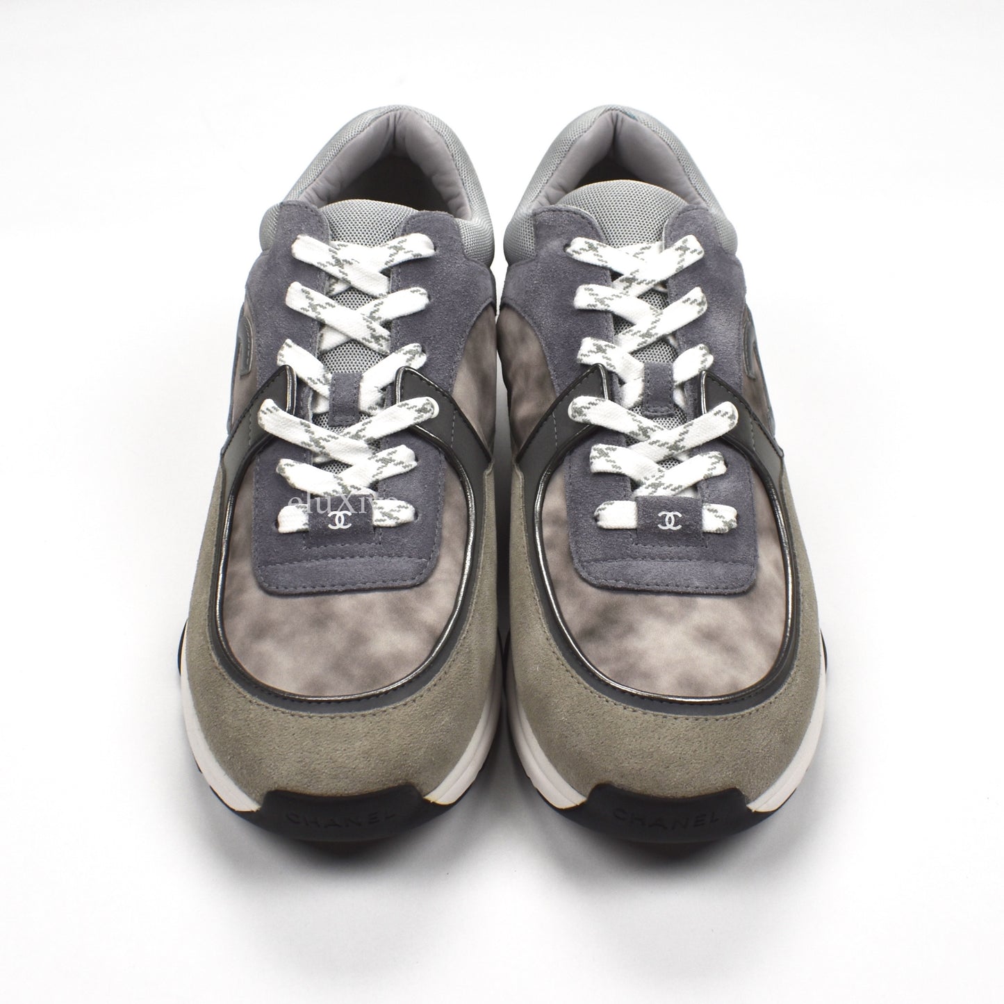 Chanel - Classic Monogram Logo Trainer (Gray)