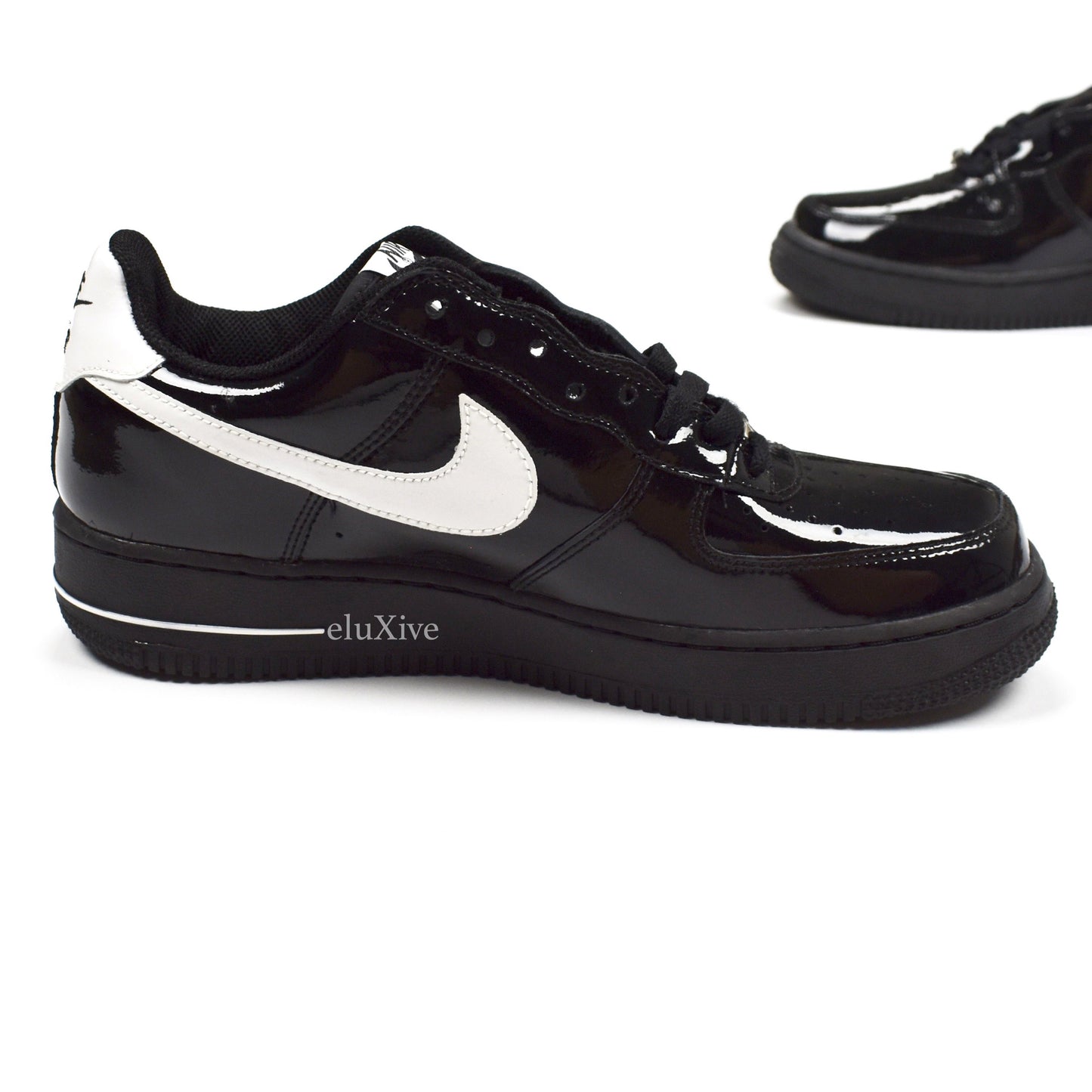 Nike - Air Force 1 Low Patent Leather (Black/White)