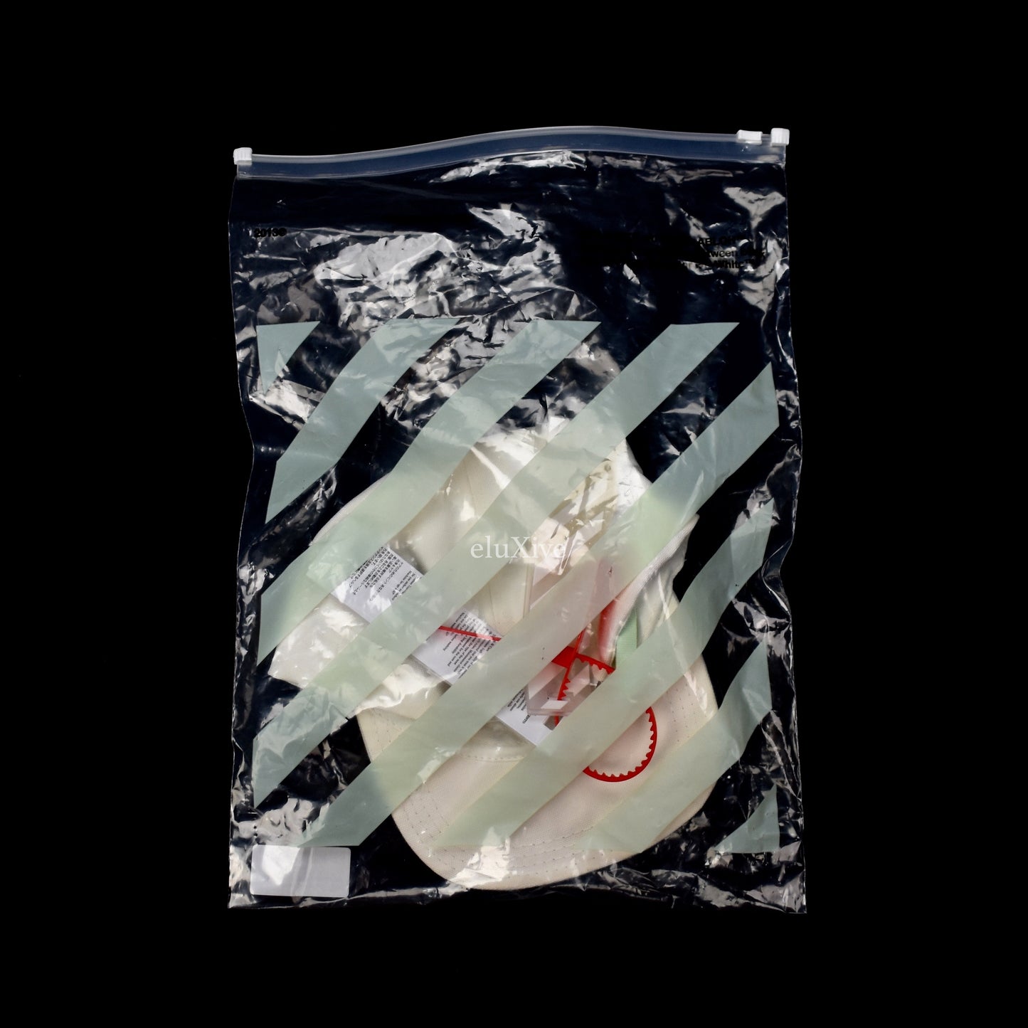 Off-White - EMPTY GALLERY Velvet Logo Hat