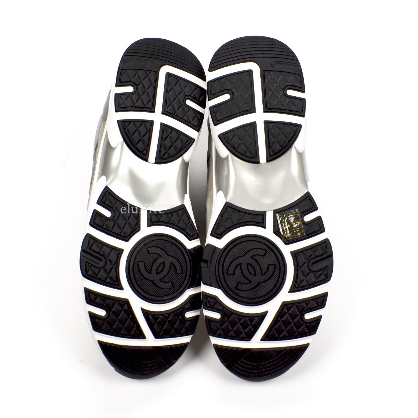 Chanel - Classic Monogram Logo Trainer (Gray)