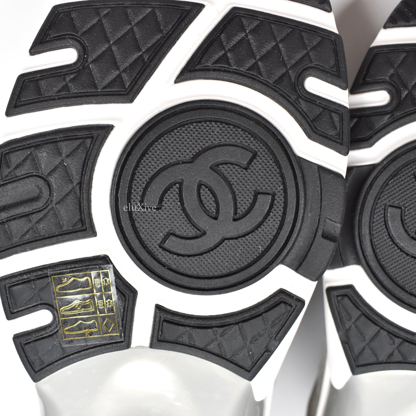 Chanel - Classic Monogram Logo Trainer (Gray)