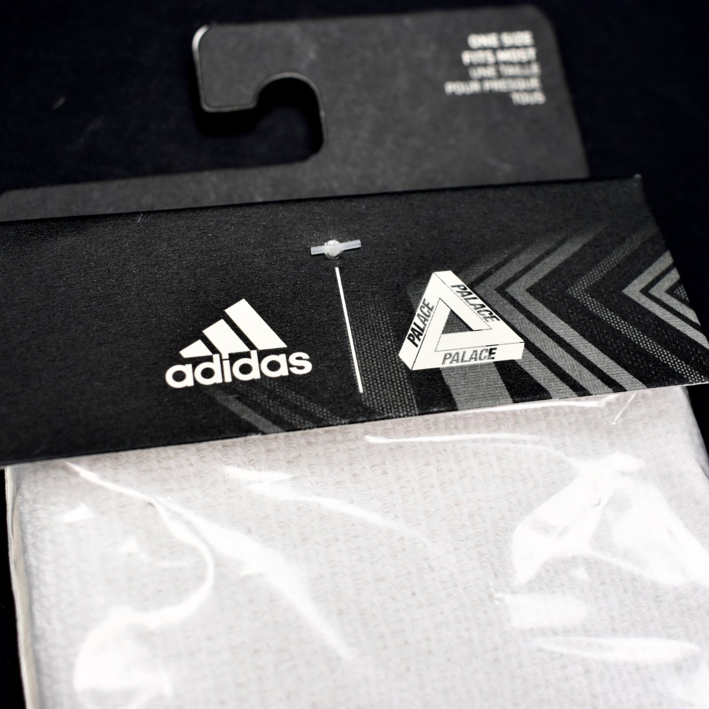 Palace x Adidas - White Logo Embroidered Tennis Wristbands