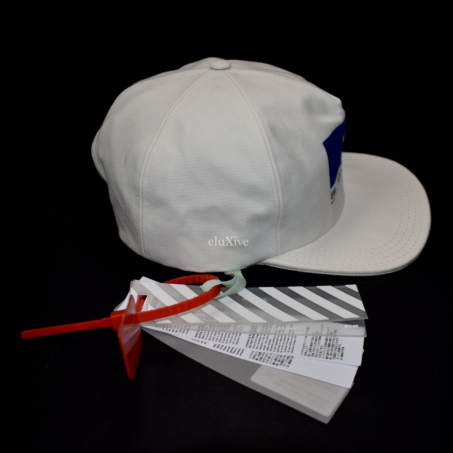 Off-White - EMPTY GALLERY Velvet Logo Hat