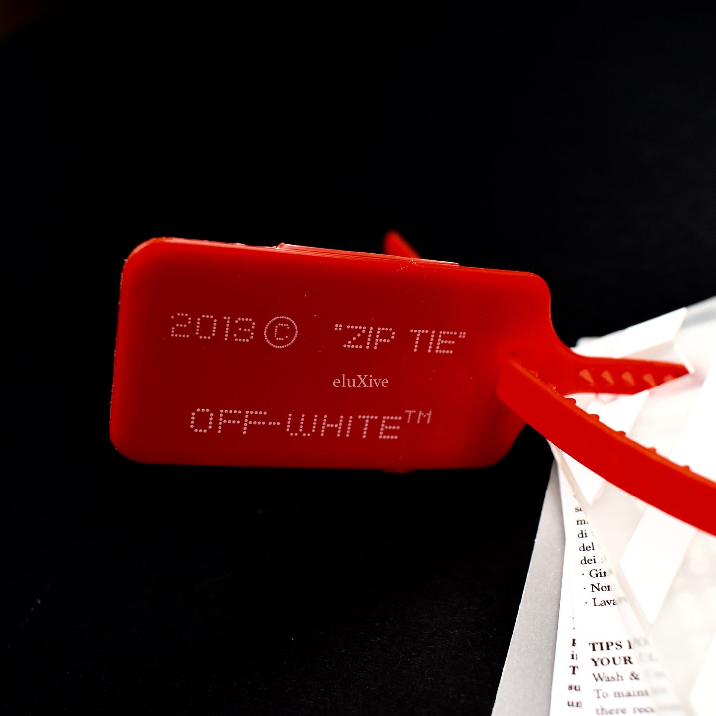 Off-White - EMPTY GALLERY Velvet Logo Hat