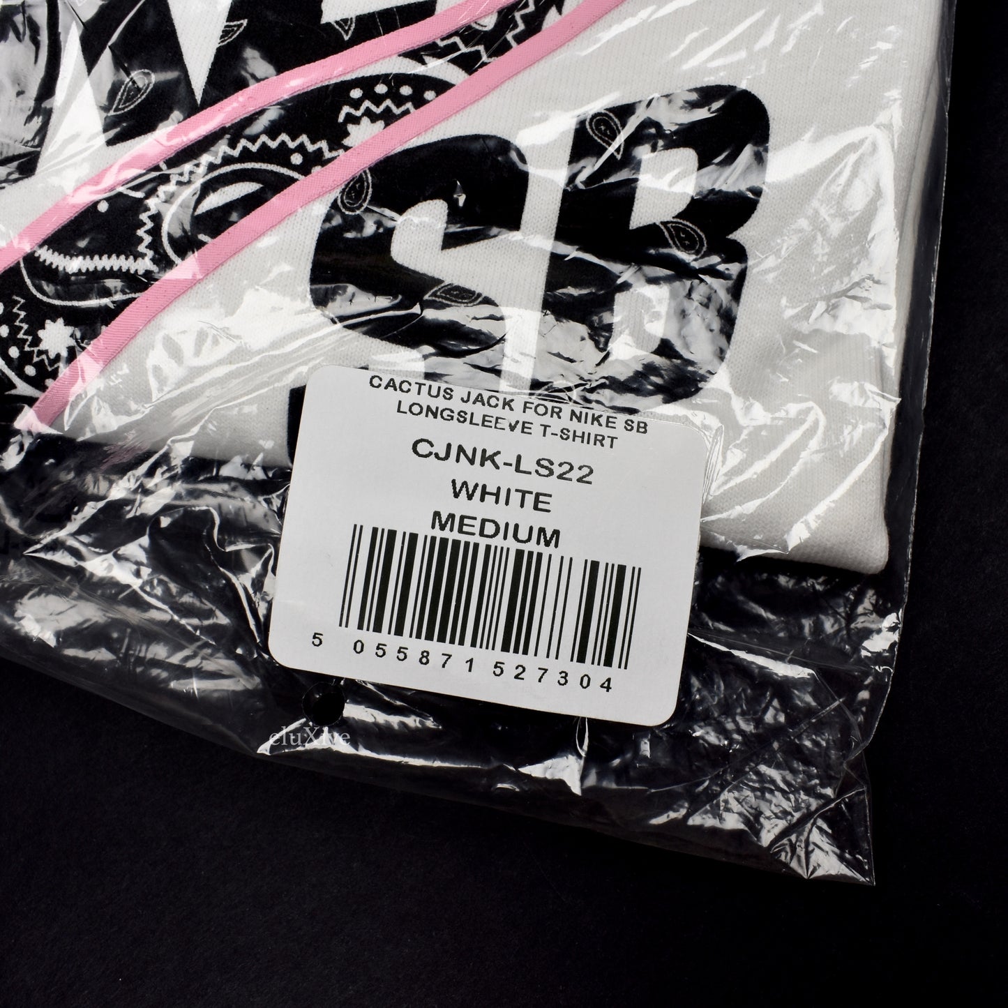 Nike x Travis Scott - Paisley SB Logo L/S T-Shirt (White)