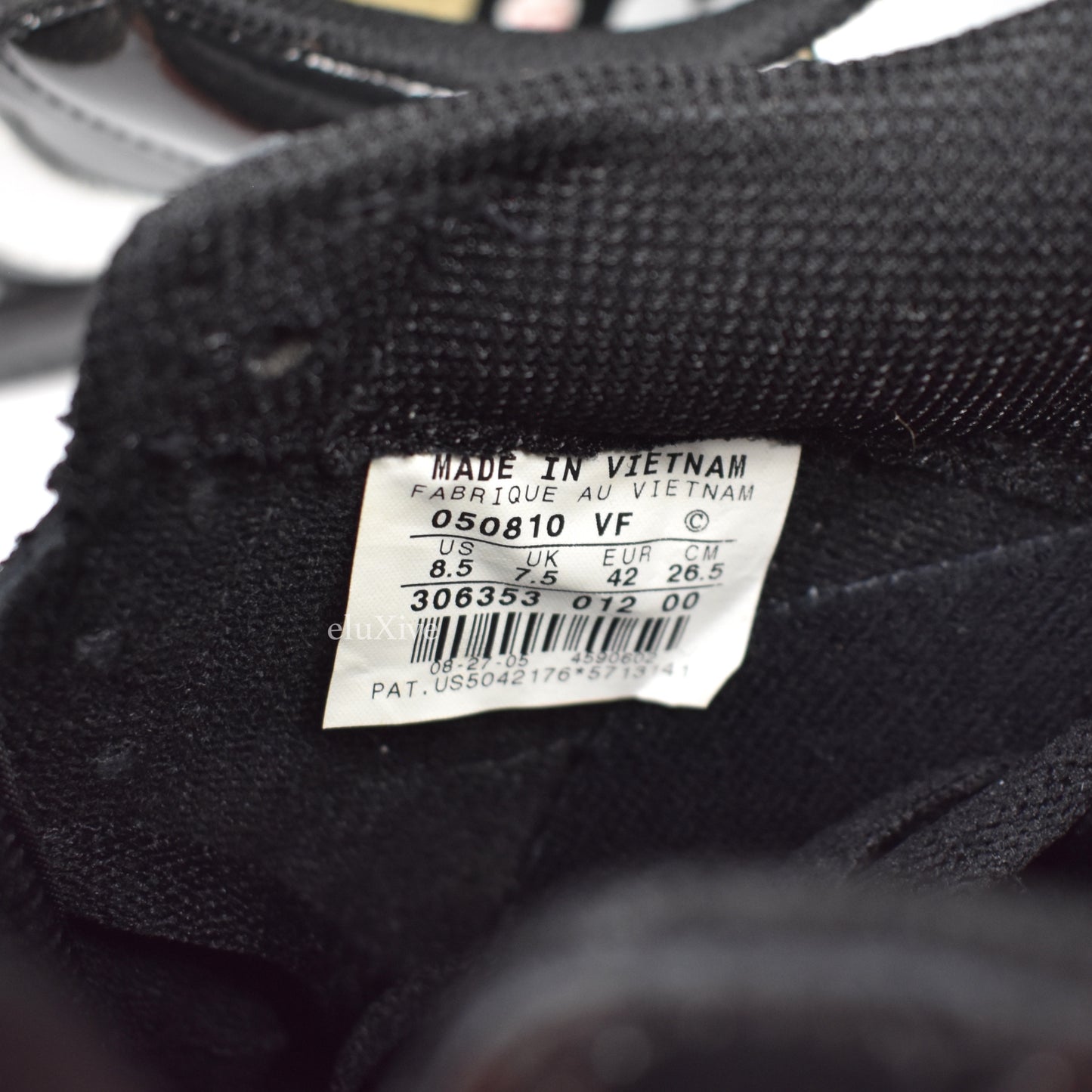 Nike - Air Force 1 Low Patent Leather (Black/White)