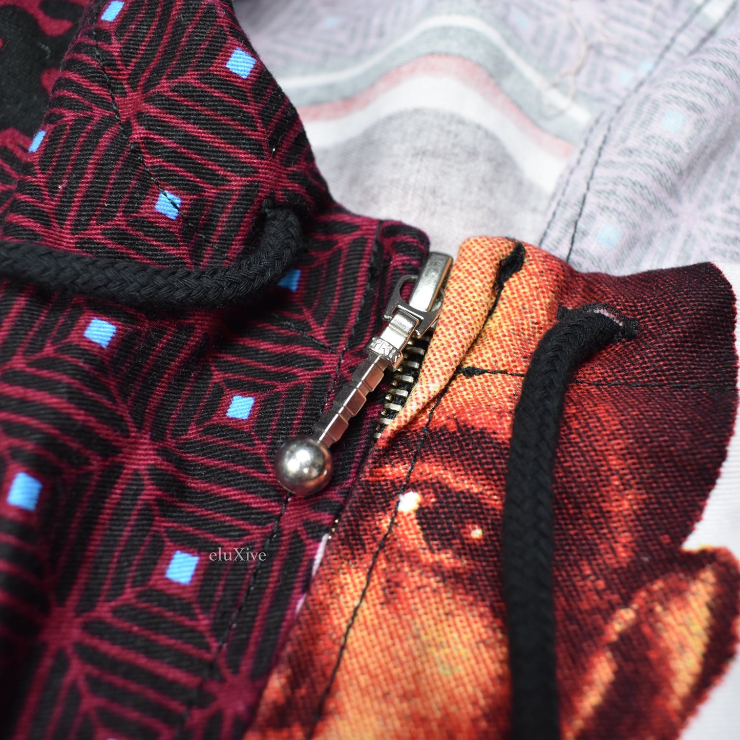 Supreme - Maroon Obama Print Anorak