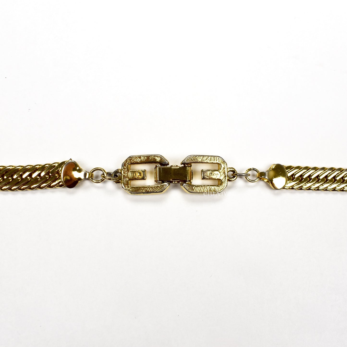 Givenchy - 25" Gold Herringbone Chain Necklace