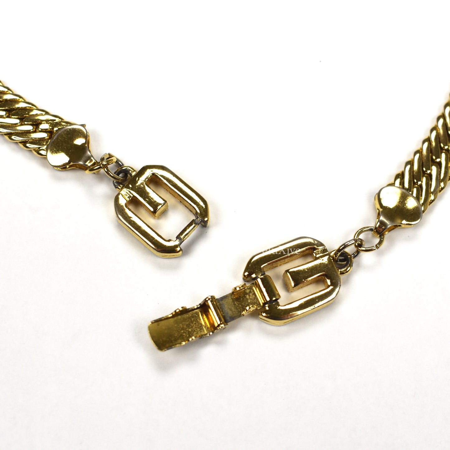 Givenchy - 25" Gold Herringbone Chain Necklace