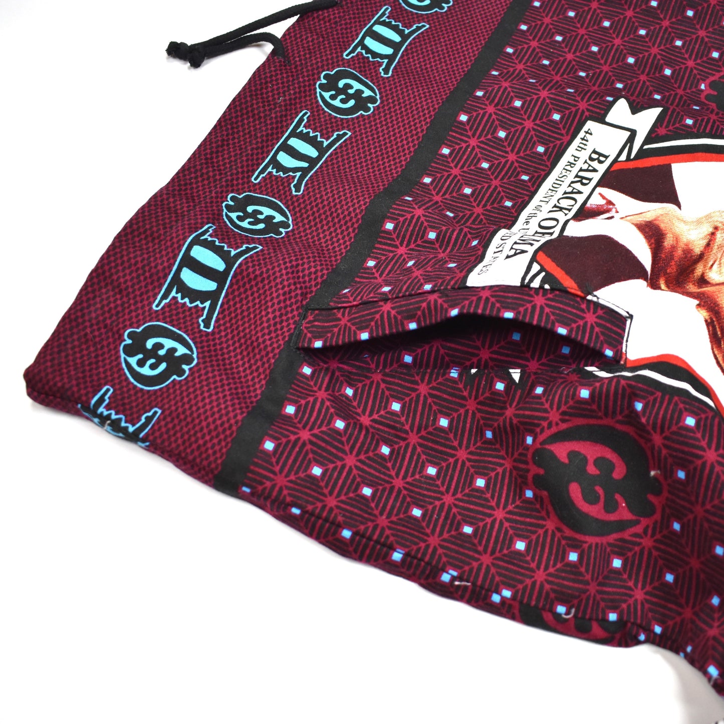 Supreme - Maroon Obama Print Anorak