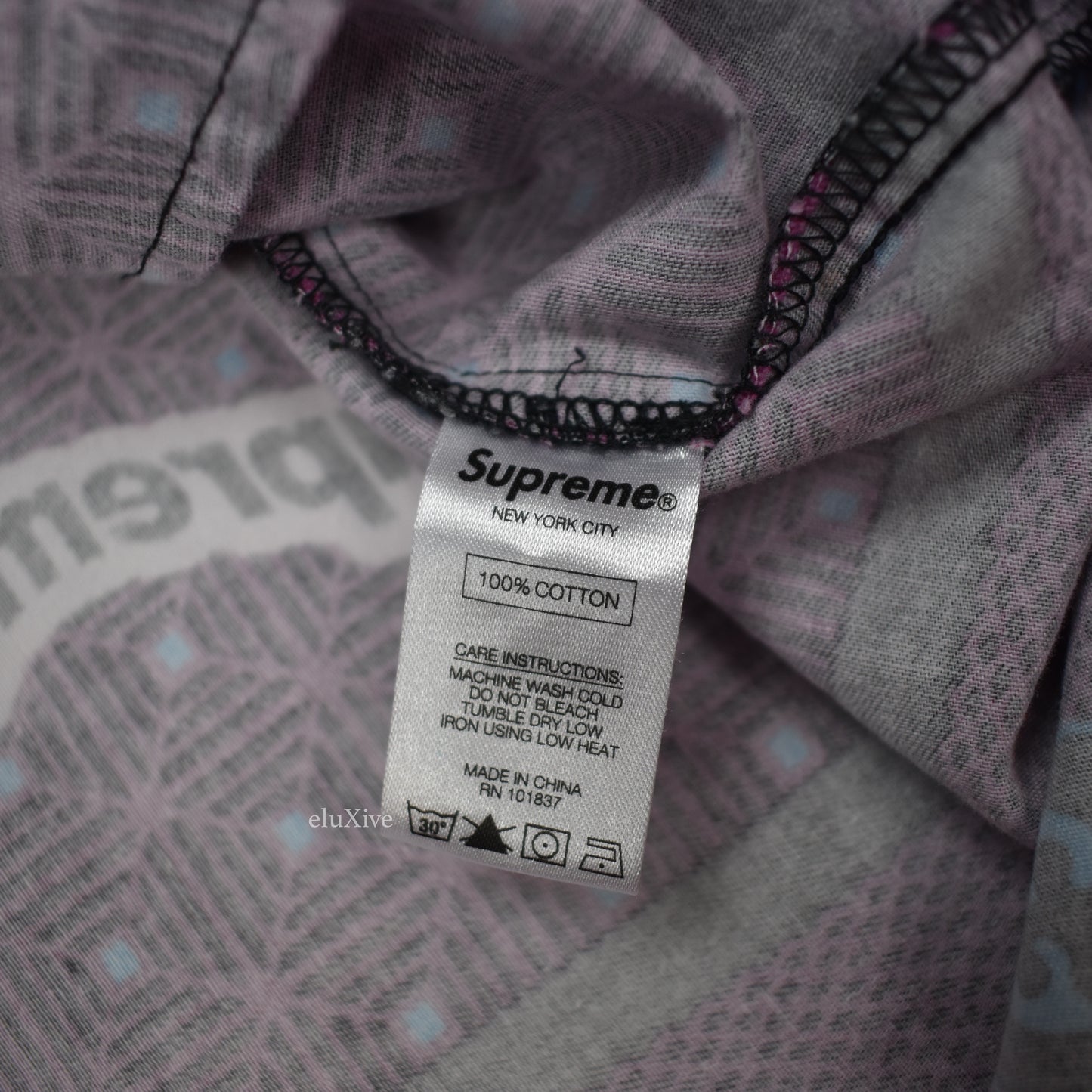 Supreme - Maroon Obama Print Anorak