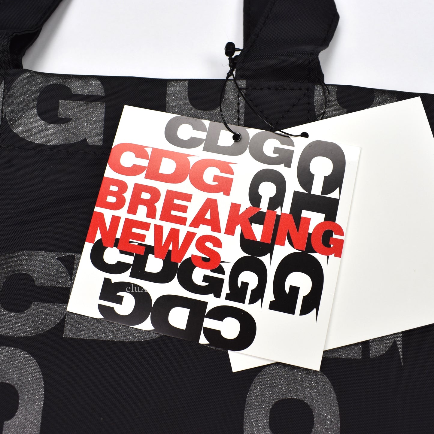 Comme Des Garcons - CDG Breaking News Nylon Tote Bag