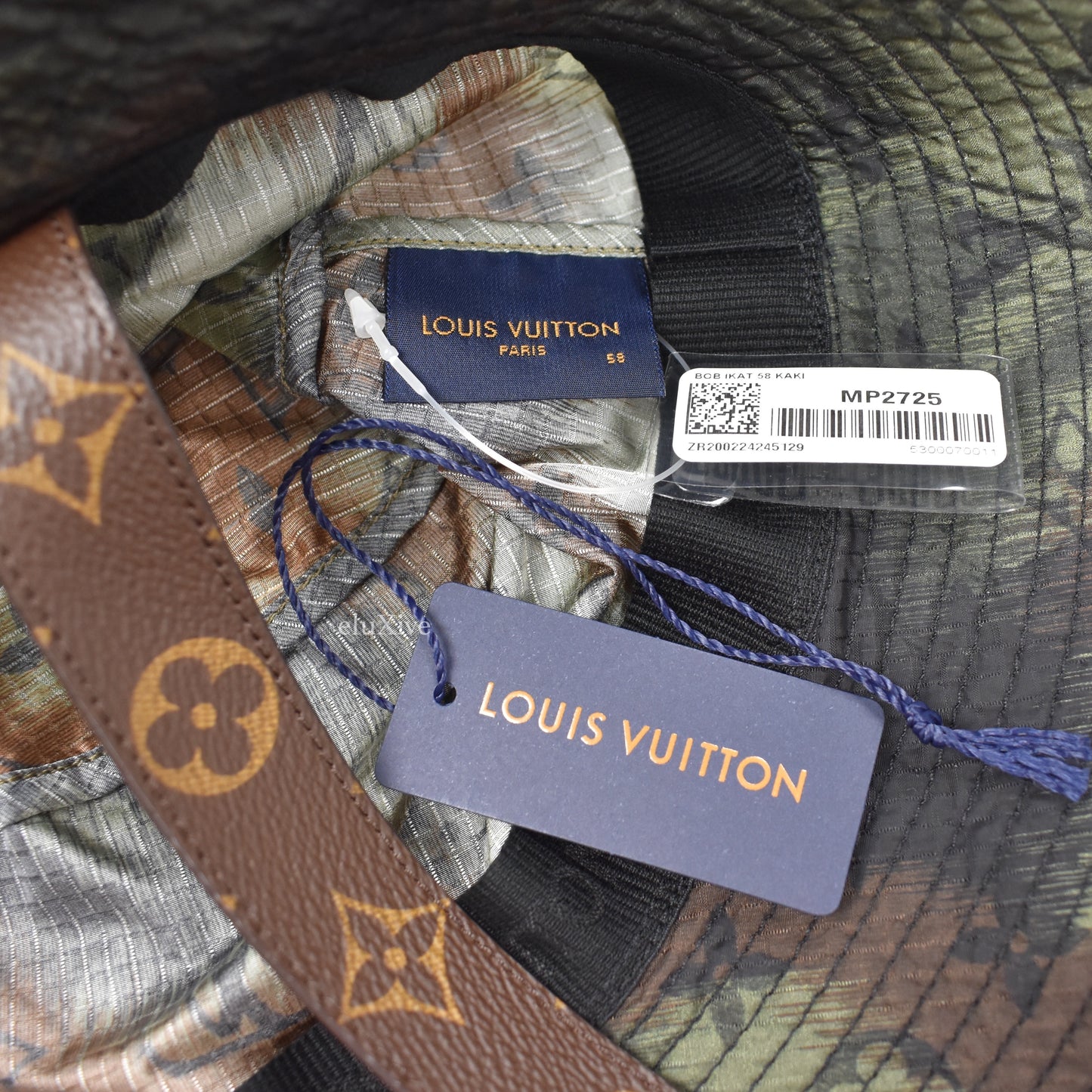Louis Vuitton - Monogram Ikat Bucket Hat with Straps