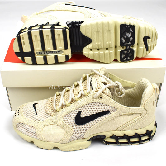 Nike x Stussy - Air Zoom Spiridon Cage 2 (Fossil)