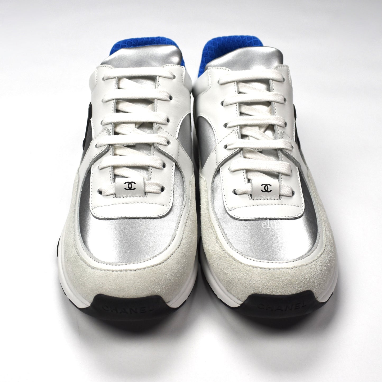 Chanel - Classic Monogram Logo Trainer (White/Blue)