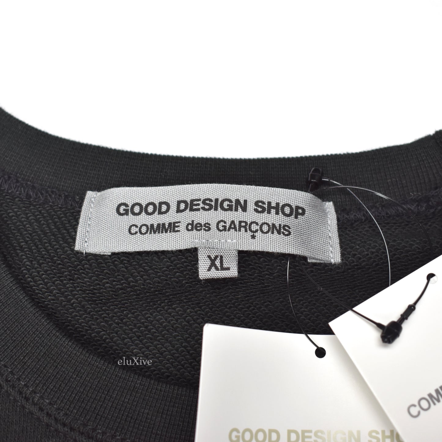Comme Des Garcons - Black Logo Crewneck Sweatshirt