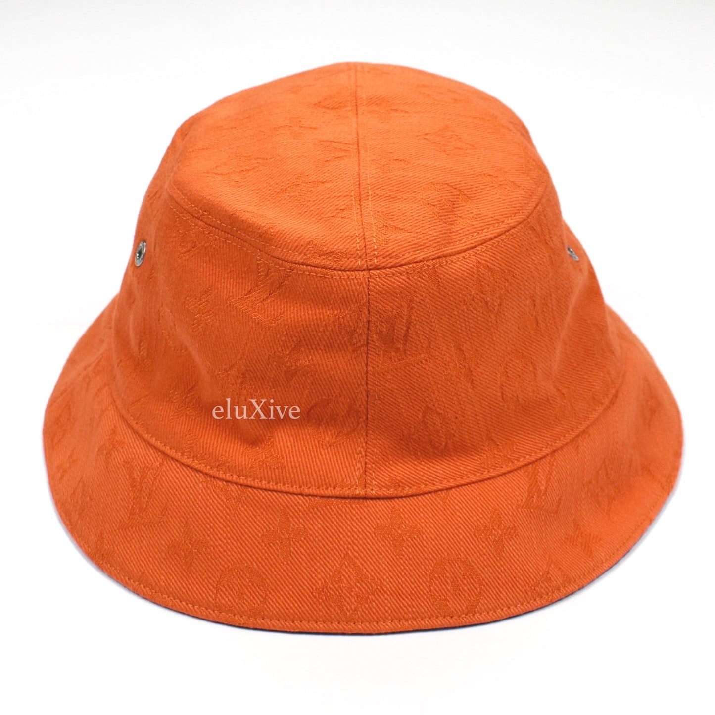 Louis Vuitton - Monogram Denim Woven Bucket Hat (Orange)