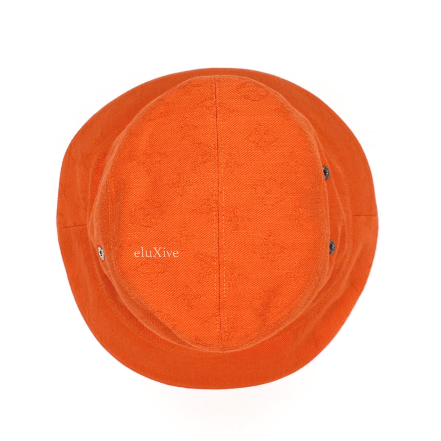 Louis Vuitton - Monogram Denim Woven Bucket Hat (Orange)