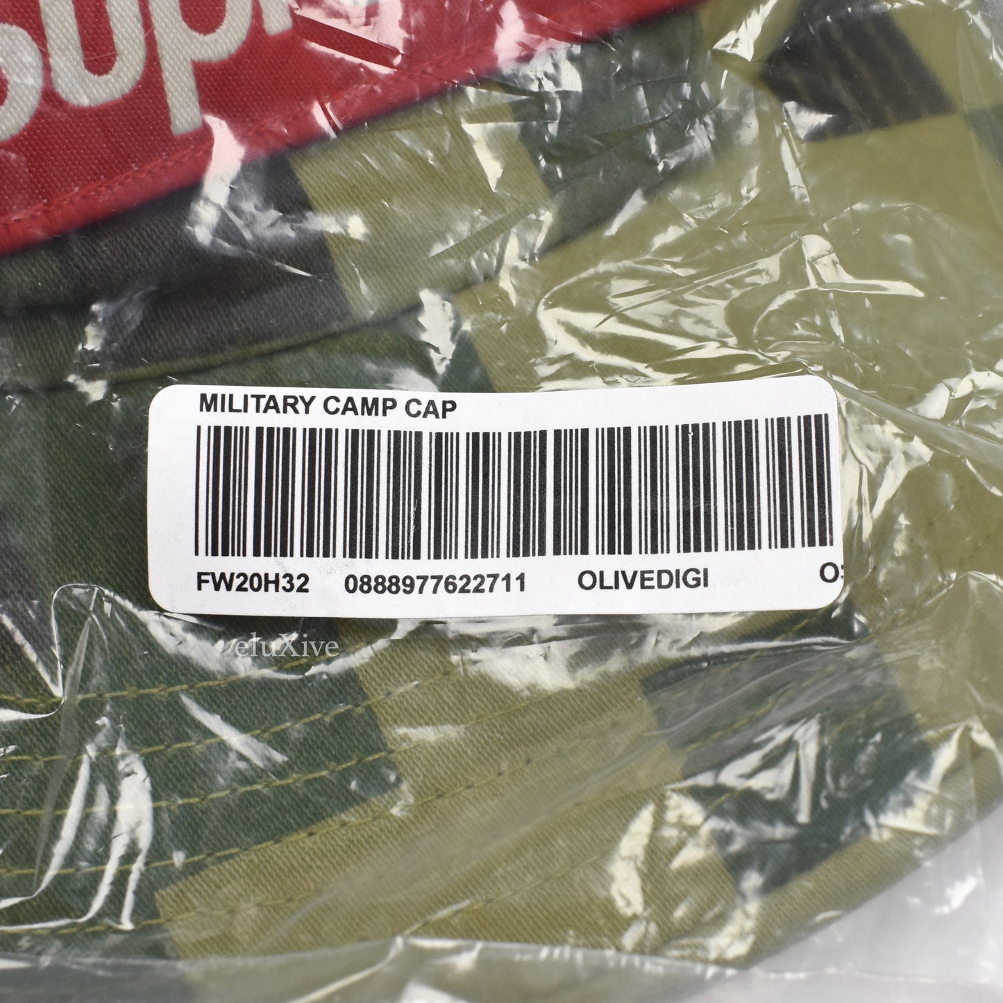 Supreme - Box Logo Military Camo Hat (Olive)