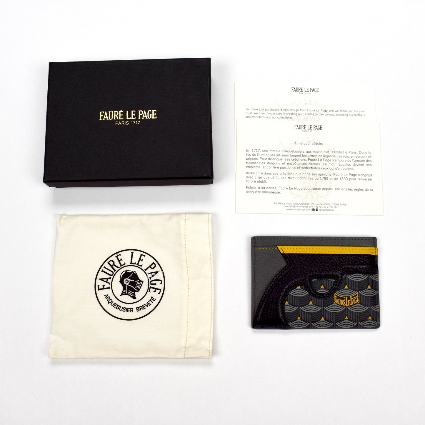 Faure Le Page - Steel Gray Gangsta Card Holder