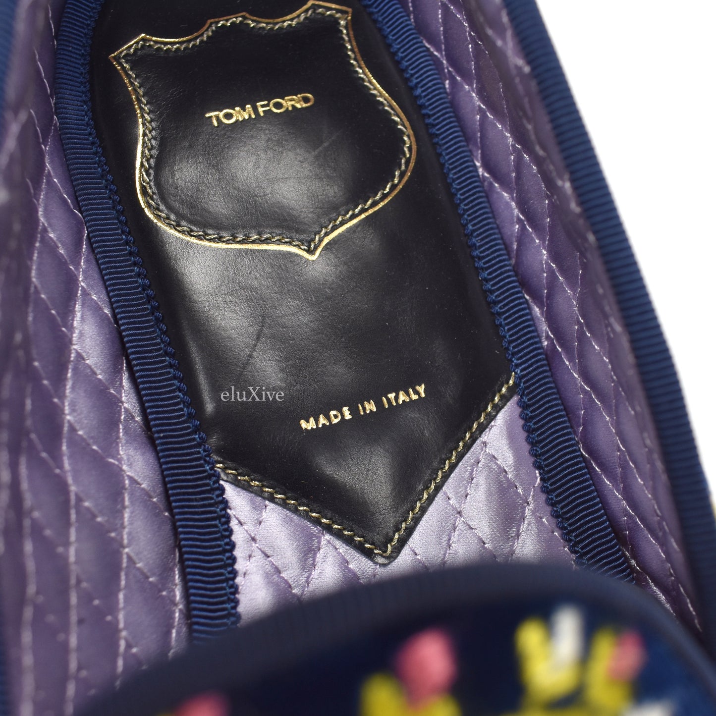 Tom Ford - Hand Embroidered Floral Velvet Loafers