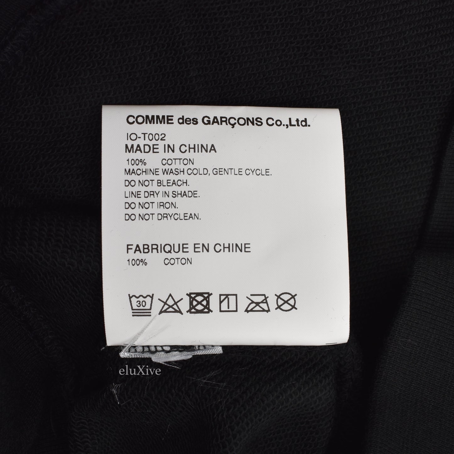Comme Des Garcons - Black Logo Crewneck Sweatshirt