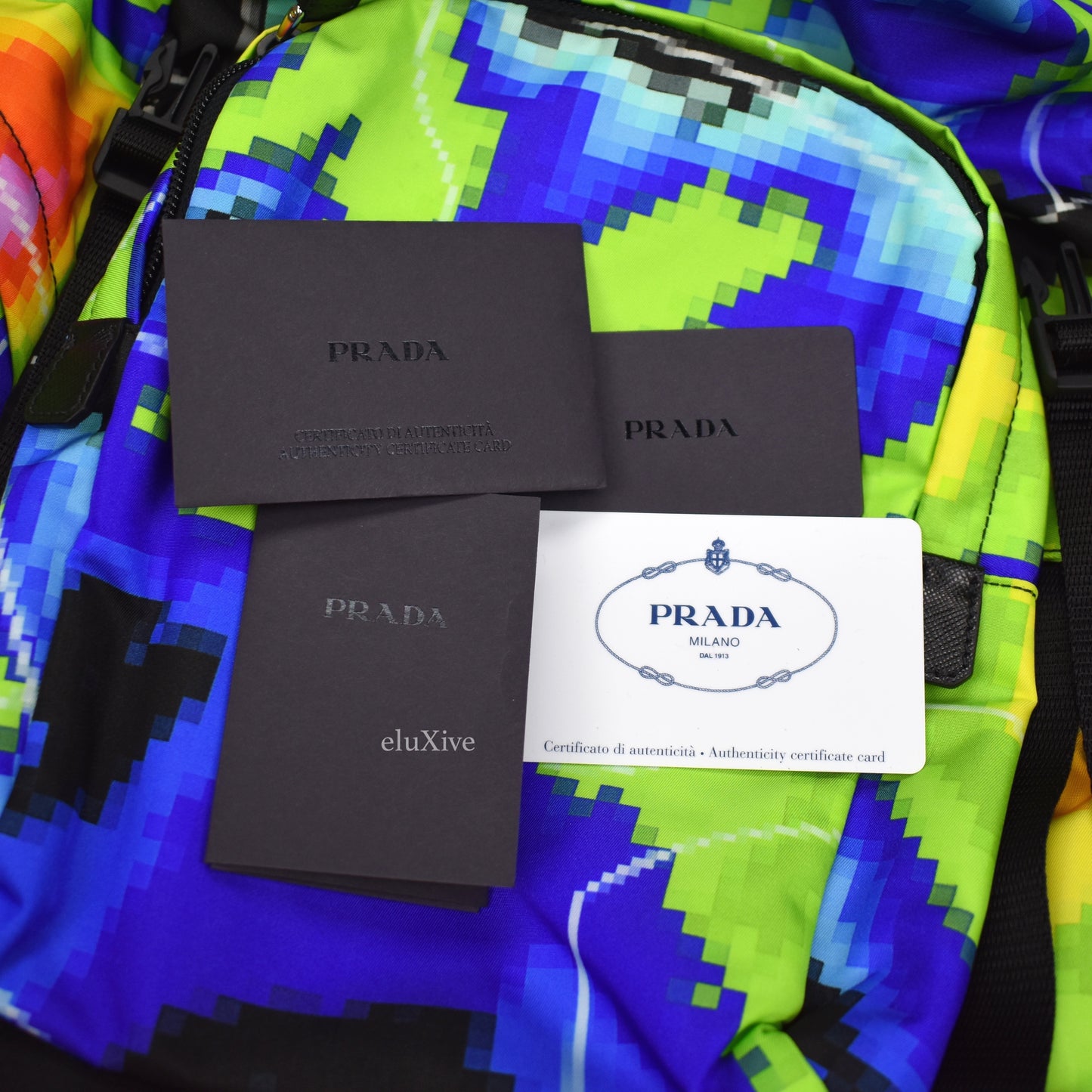 Prada - Radar Print Nylon Backpack