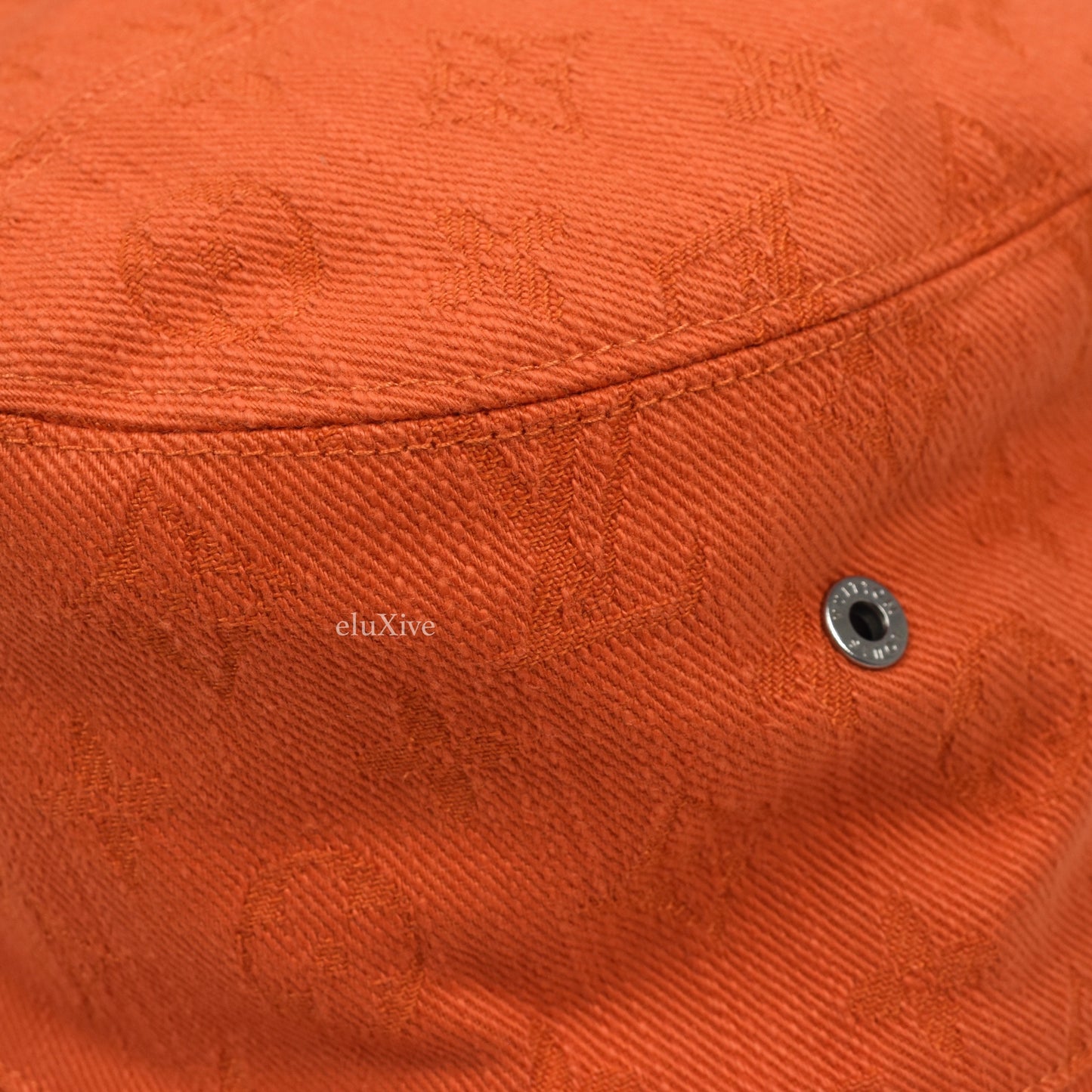 Louis Vuitton - Monogram Denim Woven Bucket Hat (Orange)