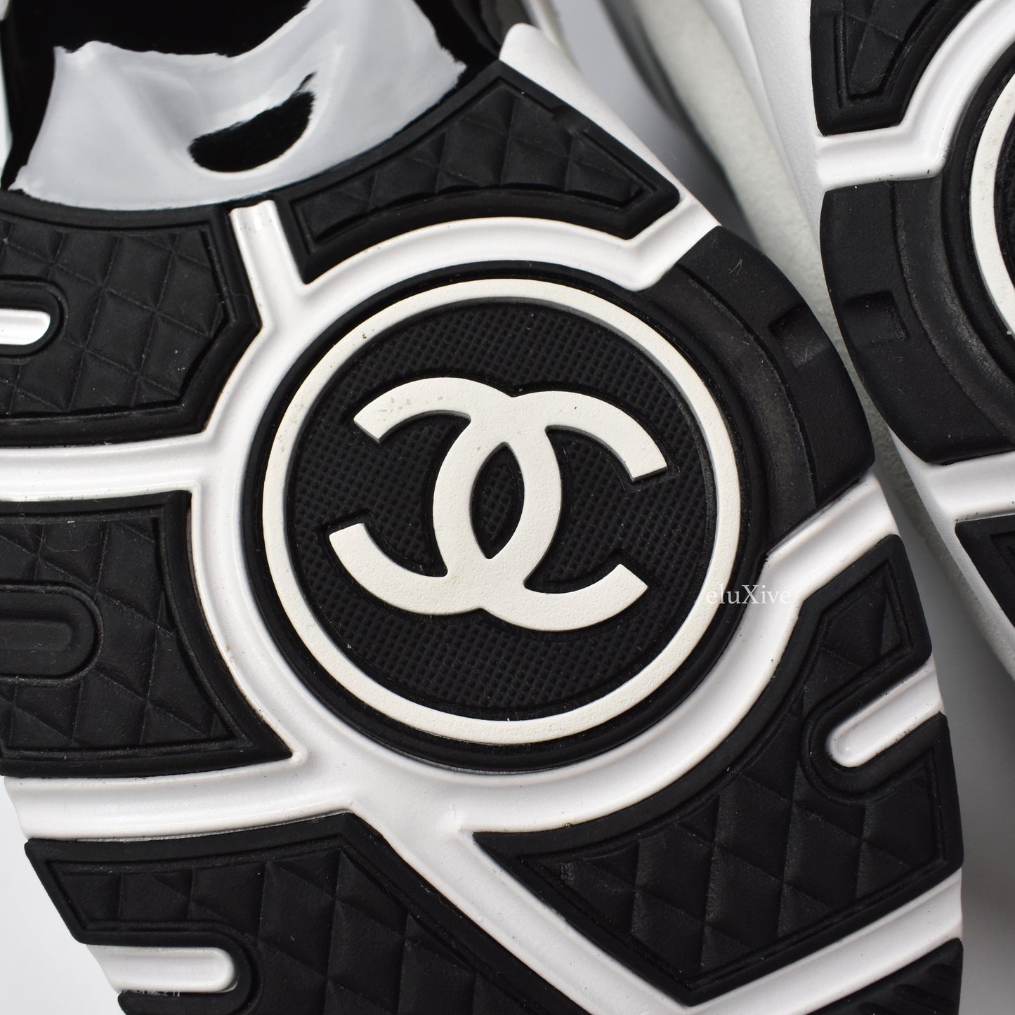 Chanel - Classic Monogram Logo Trainer (White/Blue)