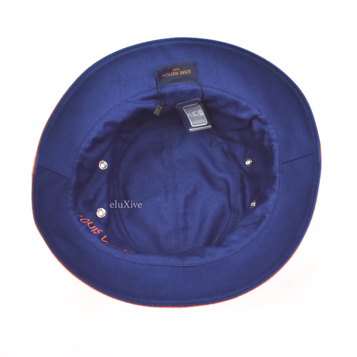Louis Vuitton - Monogram Denim Woven Bucket Hat (Orange)