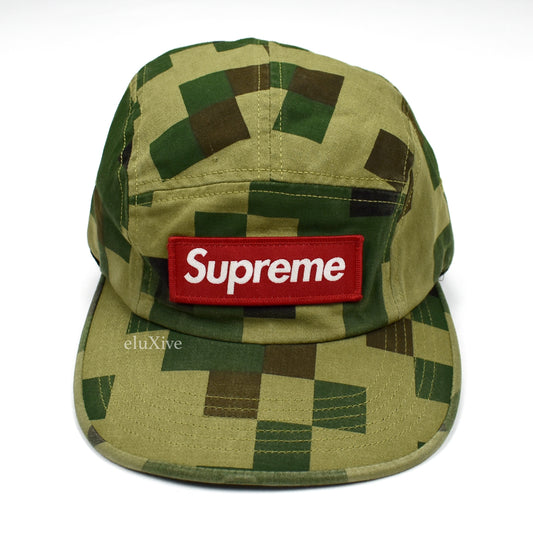 Supreme - Box Logo Military Camo Hat (Olive)