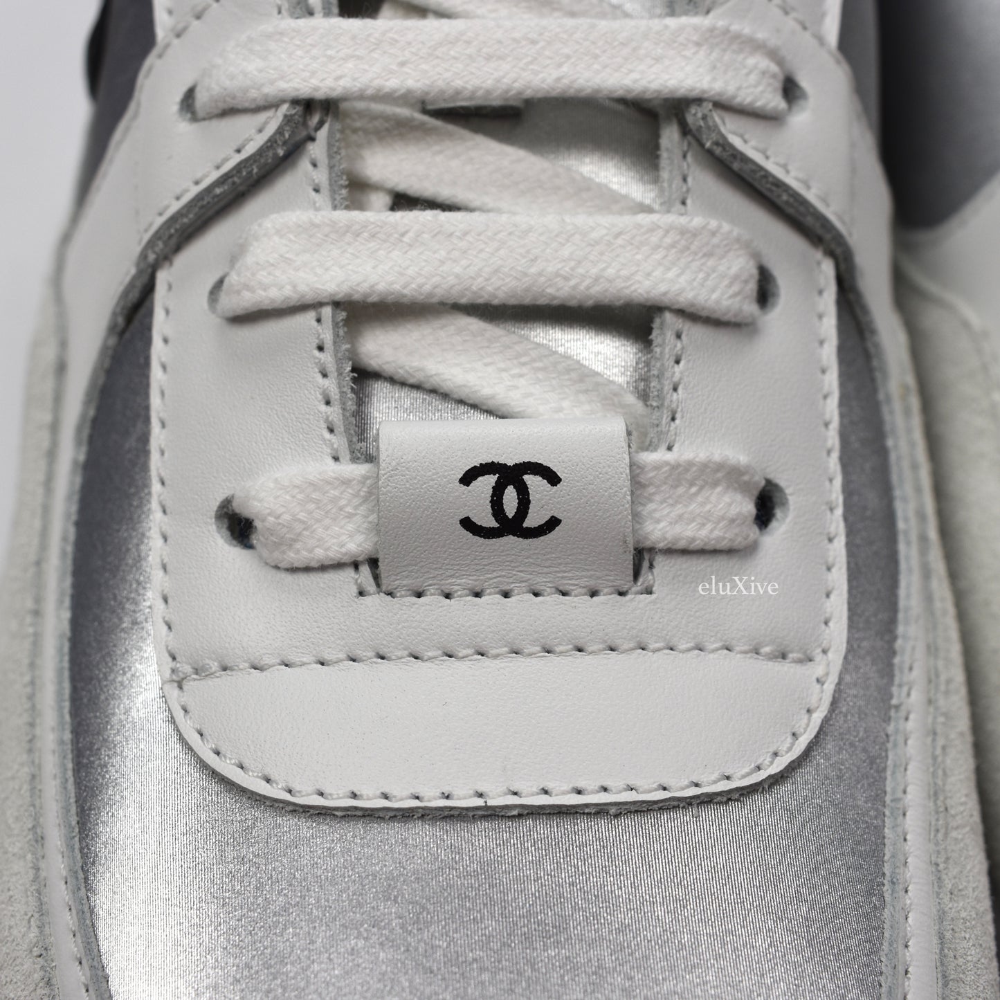 Chanel - Classic Monogram Logo Trainer (White/Blue)