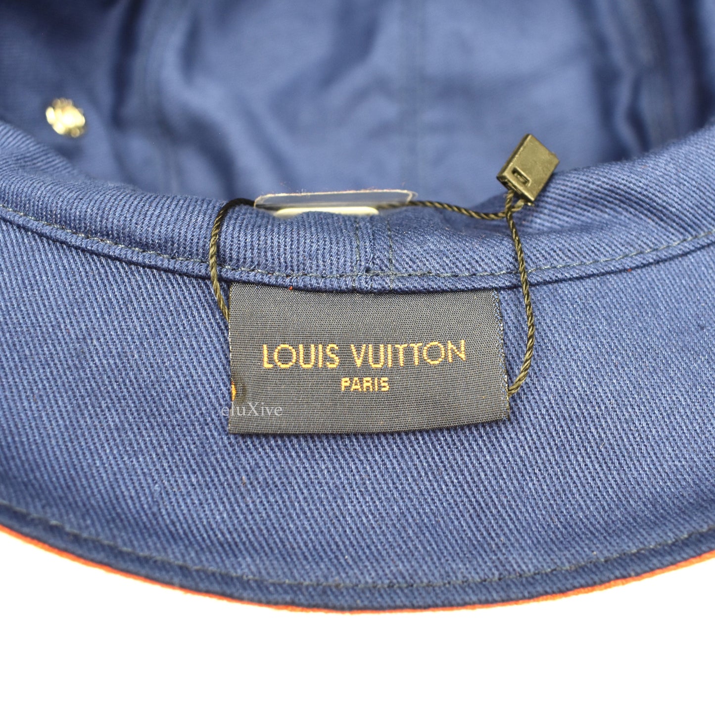 Louis Vuitton - Monogram Denim Woven Bucket Hat (Orange)