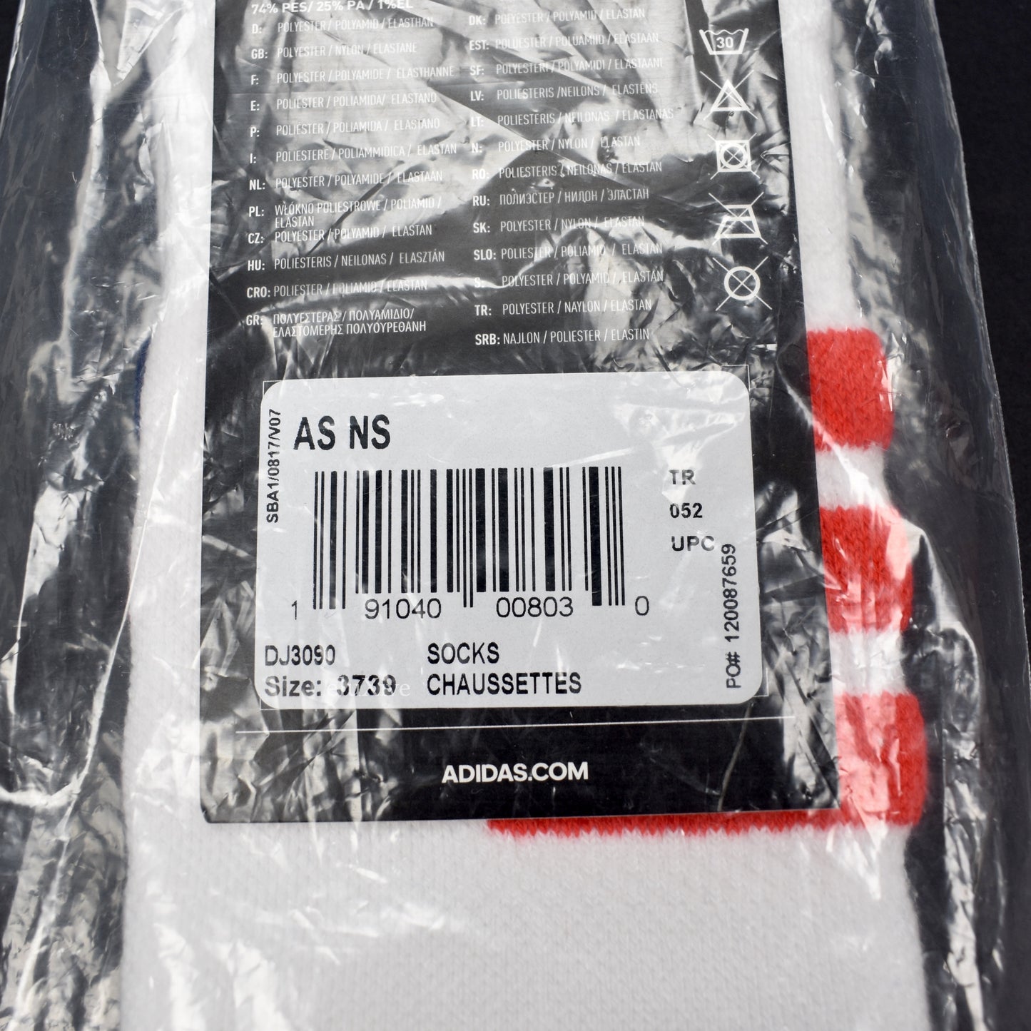 Palace x Adidas - White No Show Tennis Socks
