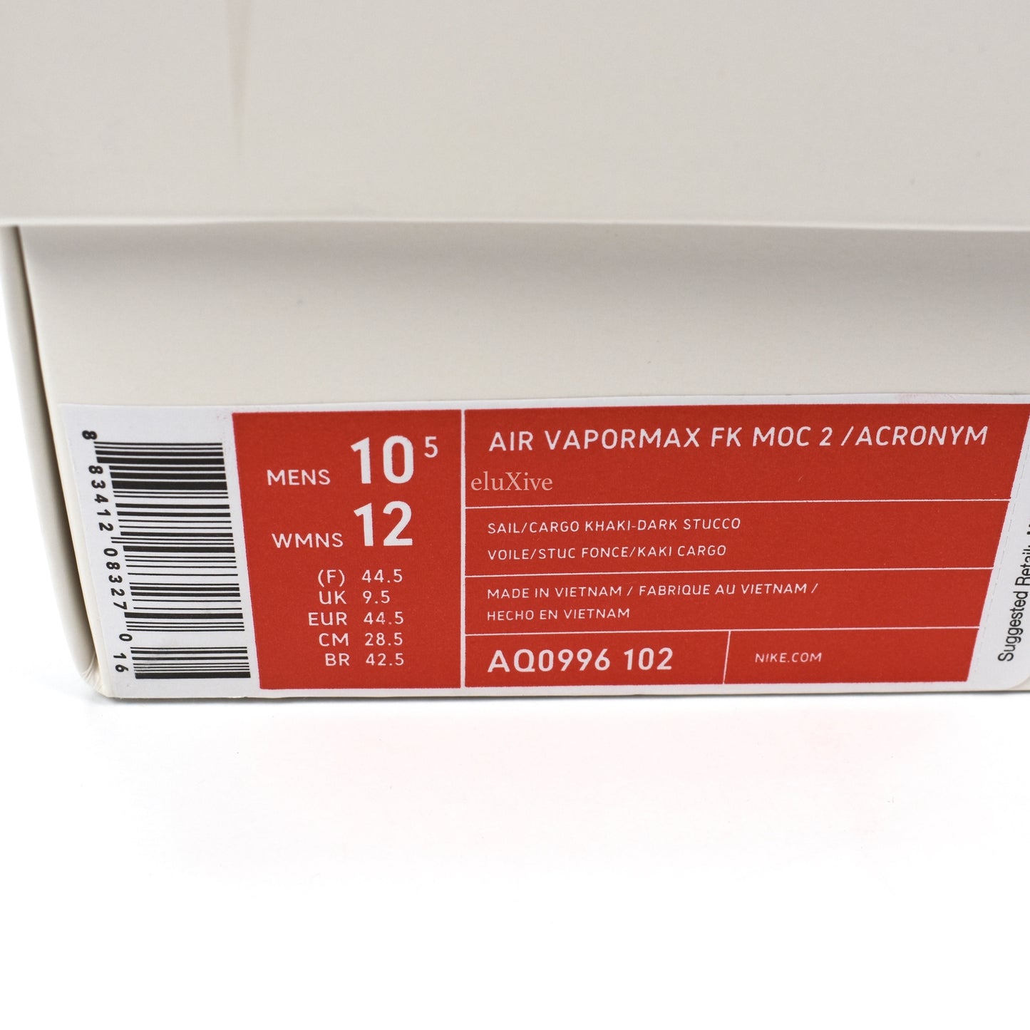 Nike x Acronym - Air Vapormax FK Moc 2 (Sail)