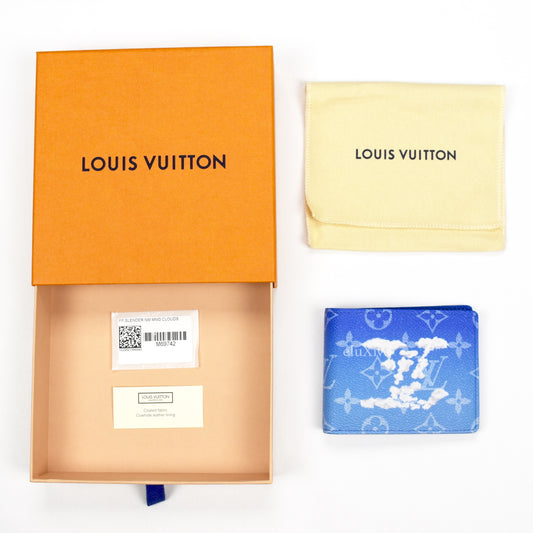 Louis Vuitton - LV Cloud Monogram Logo Bifold Wallet