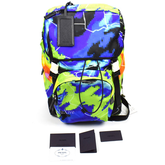 Prada - Radar Print Nylon Backpack