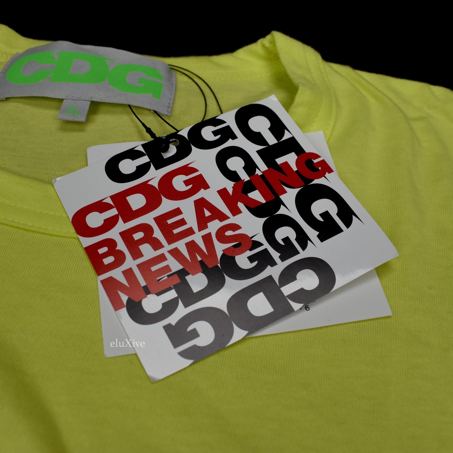 Comme Des Garcons - Yellow CDG Logo S/S T-Shirt